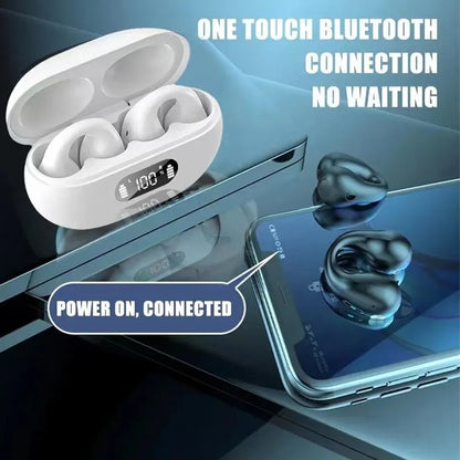 Fone Bluetooth sem fio por condução óssea